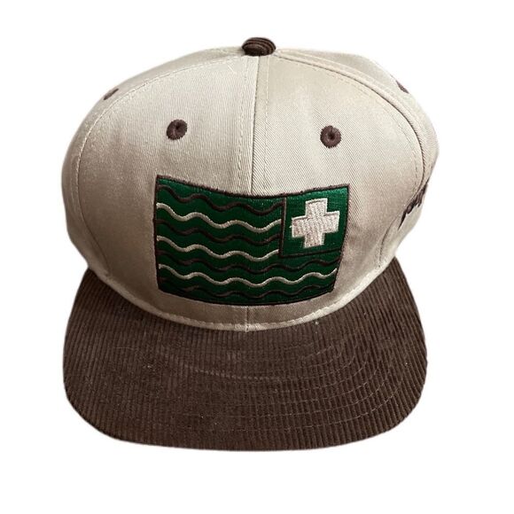 NWT Pink Dolphin Tan with Brown Corduroy Buckle-back Hat - Picture 1 of 2